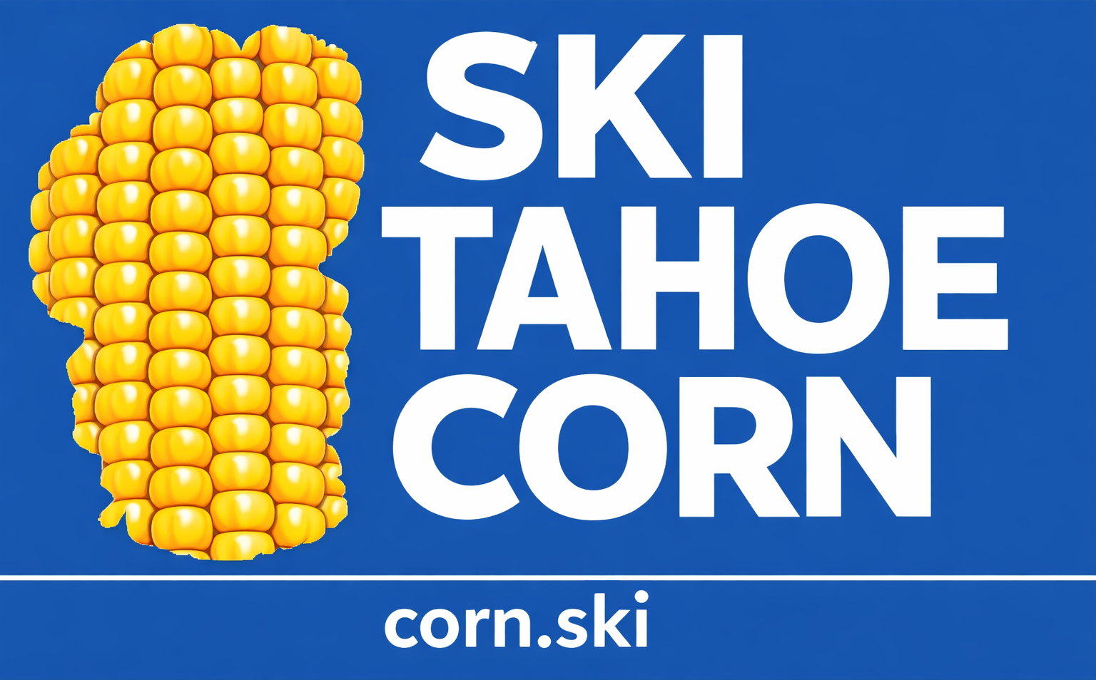 Ski Tahoe Corn Bumper Sticker (Envelope of 5)